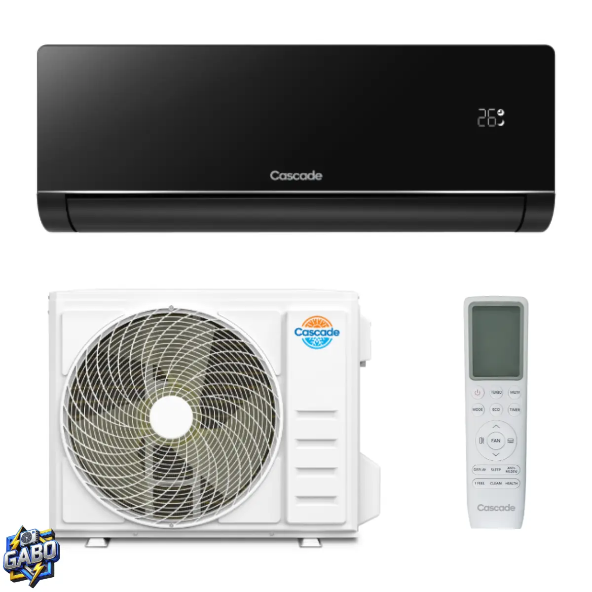 CASCADE Black Art Pro CWH09BAP 2,6 kW split klíma