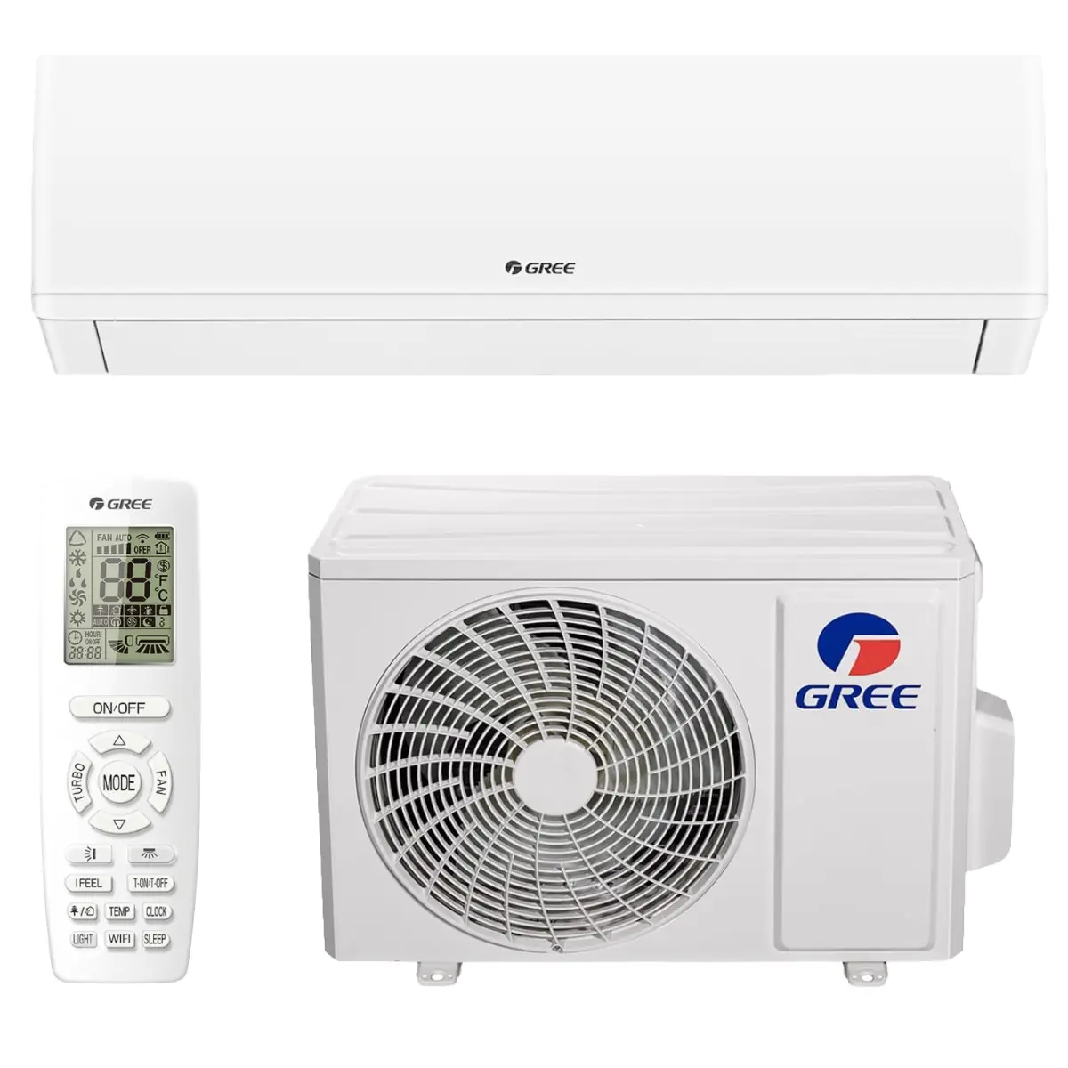 Gree Summer GWH09AGAXB-K6DNA2C 2,5 kW inverteres split klíma